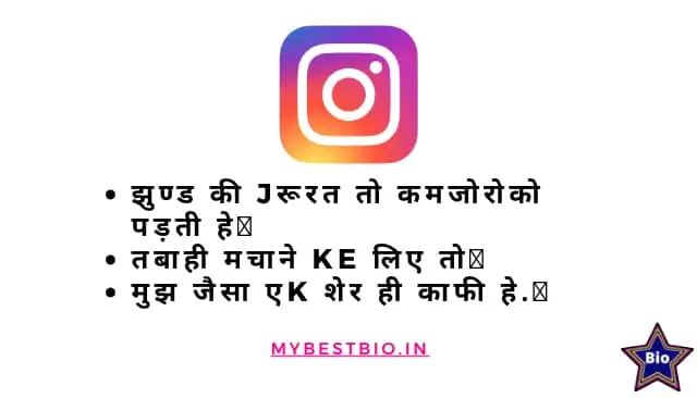 101+ Shayari Instagarm Bio | Shayari Bio For Instagram